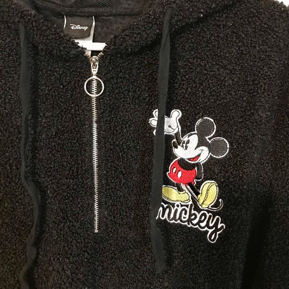 Disney Black sweater with hoodie - Picture 2 of 6